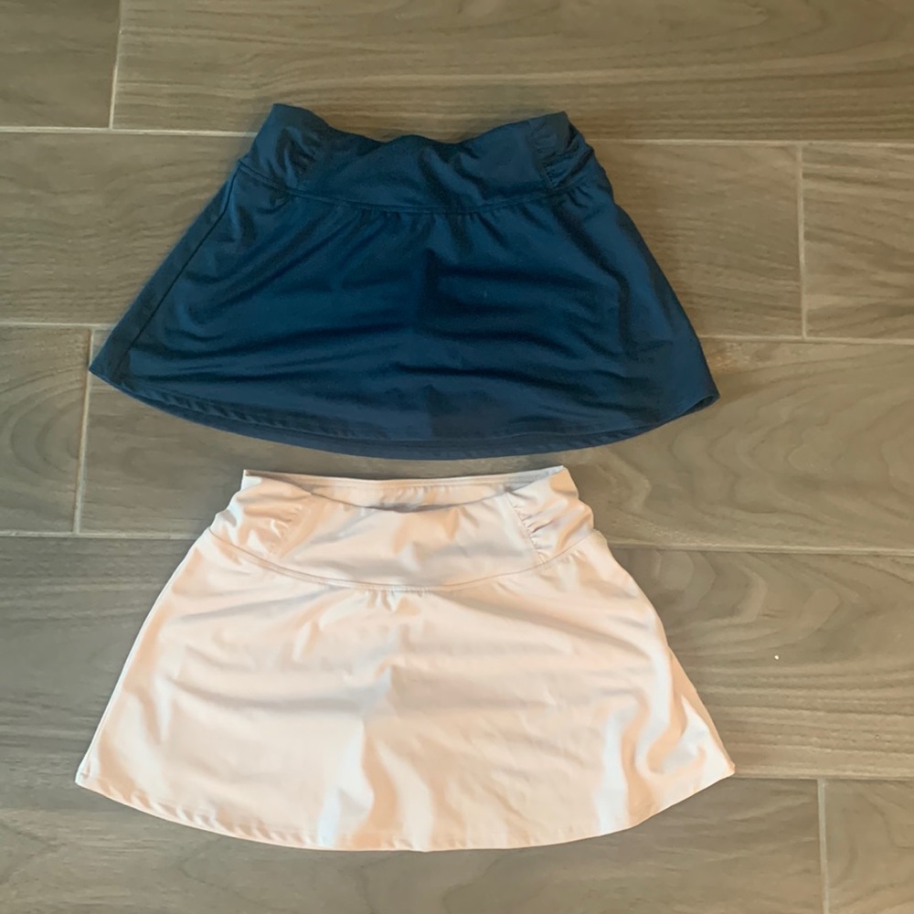 Two tennis skirts